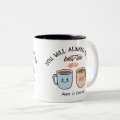 Tasse 2 Couleurs Personalized Best-Tea Couple   (Devant droit)