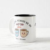 Tasse 2 Couleurs Personalized Best-Tea Couple   (Devant gauche)