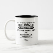 Tasse 2 Couleurs Personalized Bus Driver (Gauche)