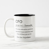 Tasse 2 Couleurs Personalized CFO Definition (Gauche)