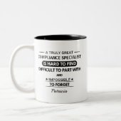 Tasse 2 Couleurs Personalized Compliance Specialist (Gauche)