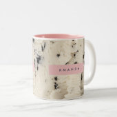 Tasse 2 Couleurs Personalized Cookies and Cream Pattern  (Devant droit)