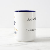 Tasse 2 Couleurs Personalized custom year Christian Graduation (Centre)