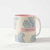 Tasse 2 Couleurs Personalized Elegant Charming Squirrel Pattern (Devant droit)