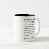 Tasse 2 Couleurs Personalized Environmental Engineer Definition (Devant droit)