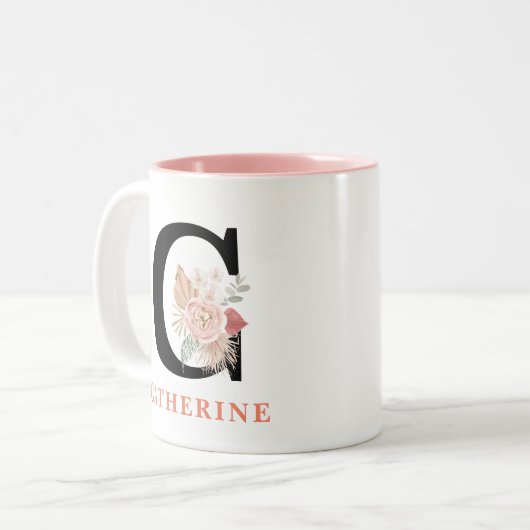 Tasse 2 Couleurs Personalized Maid of Honor (Devant gauche)