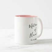Tasse 2 Couleurs Personalized Matron of Honor (Devant droit)