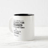 Tasse 2 Couleurs Personalized Music Director Appreciation (Devant gauche)