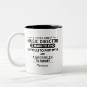 Tasse 2 Couleurs Personalized Music Director Appreciation (Gauche)