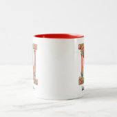 Tasse 2 Couleurs Personalized Nutcracker Monogram N Christmas (Centre)