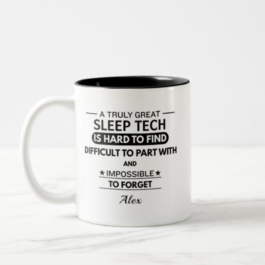 Tasse 2 Couleurs Personalized Sleep Tech (Gauche)
