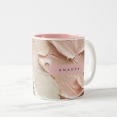 Tasse 2 Couleurs Personalized Soft Neutral Paint Texture  (Devant droit)