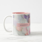 Tasse 2 Couleurs Personalized Soft Pastel Confetti Design (Gauche)