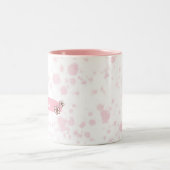 Tasse 2 Couleurs Personalized Spring Cat (Centre)