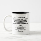 Tasse 2 Couleurs Personalized Taekwondo Instructor (Gauche)