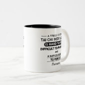 Tasse 2 Couleurs Personalized Tai Chi Instructor (Devant droit)
