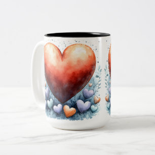 Tasse 2 Couleurs Personalized Valentine Coffee Mug