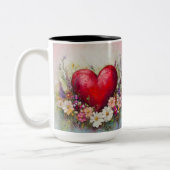 Tasse 2 Couleurs Personalized Valentine Coffee Mug (Gauche)