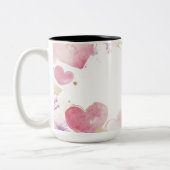 Tasse 2 Couleurs Personalized Valentine Coffee Mug (Gauche)