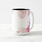 Tasse 2 Couleurs Personalized Valentine Coffee Mug (Devant droit)