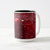 Tasse 2 Couleurs Personalized Valentine Coffee Mug (Devant droit)