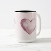 Tasse 2 Couleurs Personalized Valentine Coffee Mug (Devant droit)