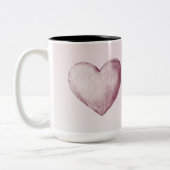 Tasse 2 Couleurs Personalized Valentine Coffee Mug (Gauche)