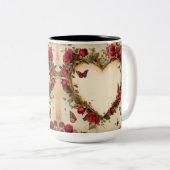 Tasse 2 Couleurs Personalized Valentine Coffee Mug (Devant droit)
