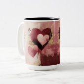 Tasse 2 Couleurs Personalized Valentine Coffee Mug (Devant gauche)
