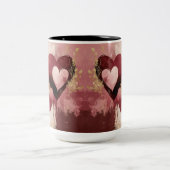 Tasse 2 Couleurs Personalized Valentine Coffee Mug (Centre)