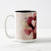 Tasse 2 Couleurs Personalized Valentine Coffee Mug (Gauche)