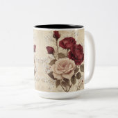 Tasse 2 Couleurs Personalized Valentine Coffee Mug (Devant droit)