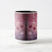 Tasse 2 Couleurs Personalized Valentine Coffee Mug (Centre)