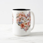 Tasse 2 Couleurs Personalized Valentine Coffee Mug (Devant droit)