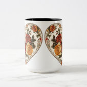 Tasse 2 Couleurs Personalized Valentine Coffee Mug (Centre)