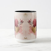 Tasse 2 Couleurs Personalized Valentine Coffee Mug (Centre)