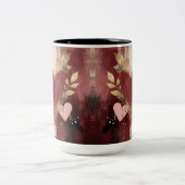 Tasse 2 Couleurs Personalized Valentine Coffee Mug (Centre)