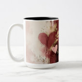 Tasse 2 Couleurs Personalized Valentine Coffee Mug (Gauche)