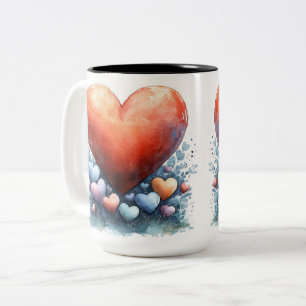 Tasse 2 Couleurs Personalized Valentine Coffee Mug