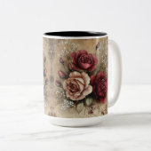 Tasse 2 Couleurs Personalized Valentine Coffee Mug (Devant droit)