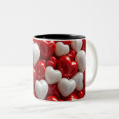 Tasse 2 Couleurs Personalized Valentine Coffee Mug (Devant droit)