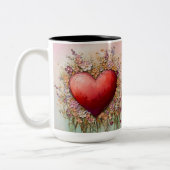 Tasse 2 Couleurs Personalized Valentine Coffee Mug (Gauche)
