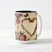Tasse 2 Couleurs Personalized Valentine Coffee Mug (Devant droit)