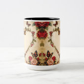 Tasse 2 Couleurs Personalized Valentine Coffee Mug (Centre)