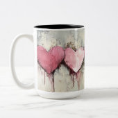 Tasse 2 Couleurs Personalized Valentine Coffee Mug, Custom Valentin (Gauche)