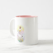 Tasse 2 Couleurs Personnalisable : Danseur féerique (Devant gauche)