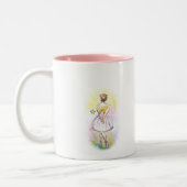 Tasse 2 Couleurs Personnalisable : Danseur féerique (Gauche)