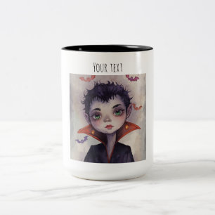 Tasse 2 Couleurs Personnalisable Halloween Coffee Cup.