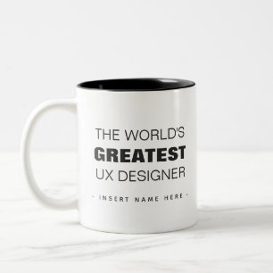 Tasse 2 Couleurs Personnalisable le plus grand concepteur d'UX au m