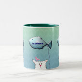 Tasse 2 Couleurs Personnalisable : Peu de ballon d'Alfie (Centre)